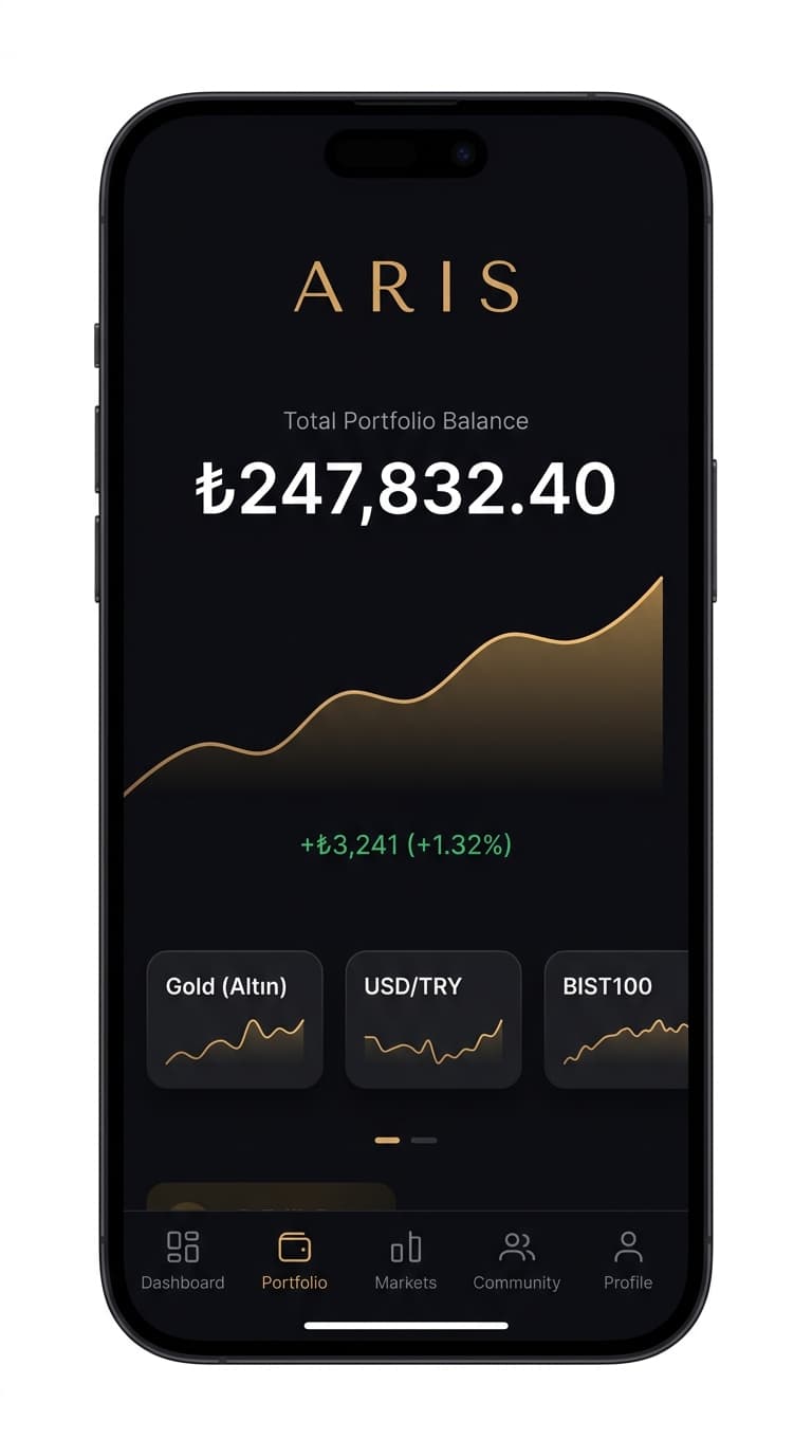 Aris mobile app screen